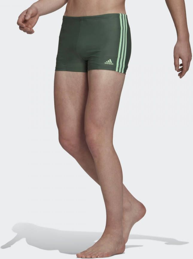 Adidas 3 stripes zwembroek groen heren