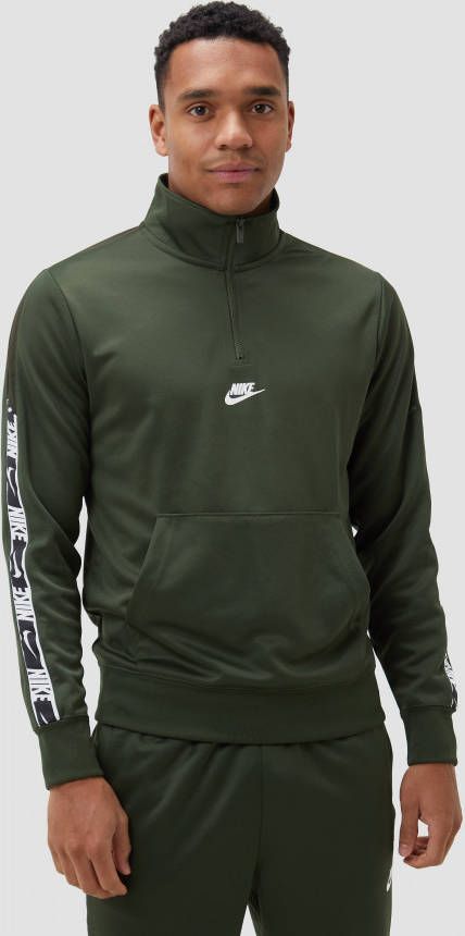 Nike sportswear repeat top groen heren