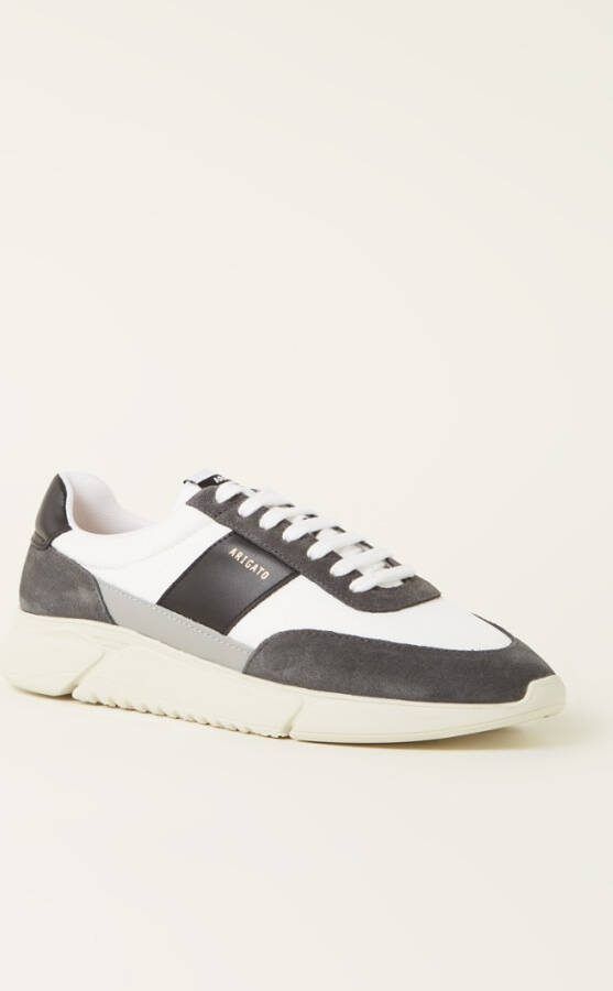 Axel Arigato Genesis Vintage sneaker met suè, de en leren details