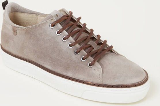 Floris van Bommel Vulcer sneaker van suè, de