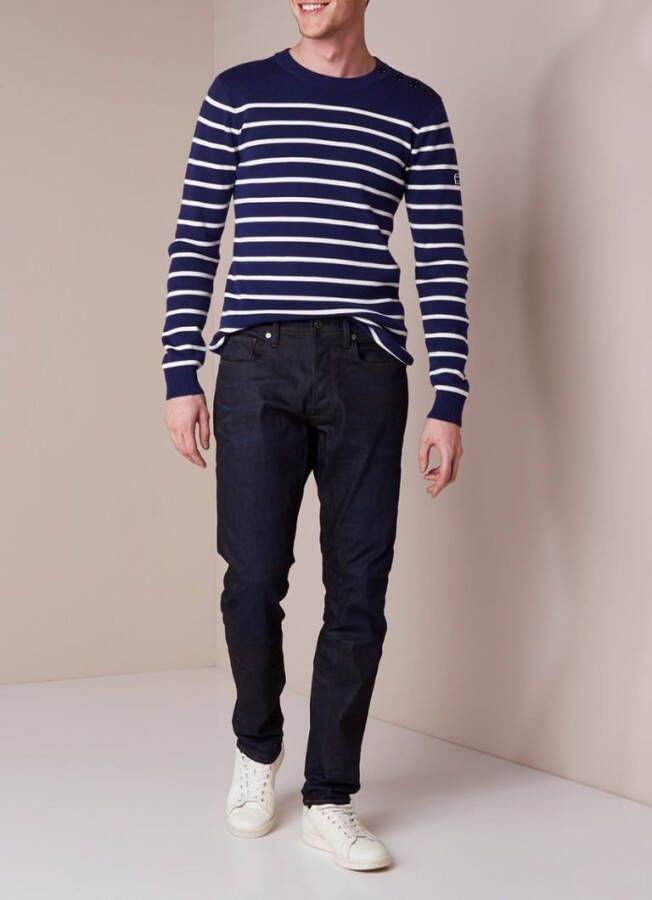 G-Star Jeans 3301 straight tapered fit dark aged(51003 7209 89)G star, Zwart, Heren