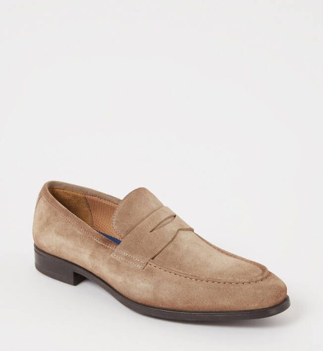Giorgio Relight Mocassins Suede Lichtbeige