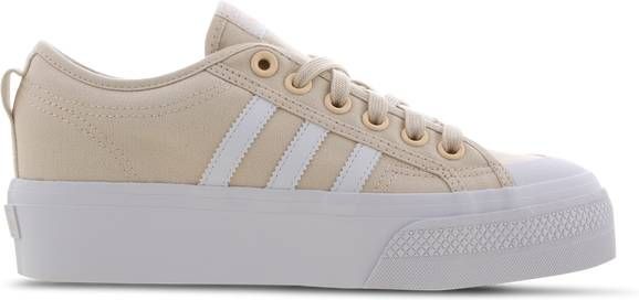 Adidas Nizza Platform Low Dames Schoenen Pink Textil, Synthetisch 1/3