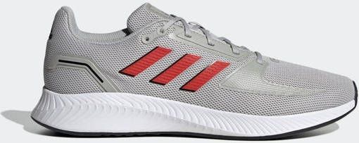 Adidas Run Falcon 2.0 Schoenen Grey Two/Vivid Red/Core Black Heren