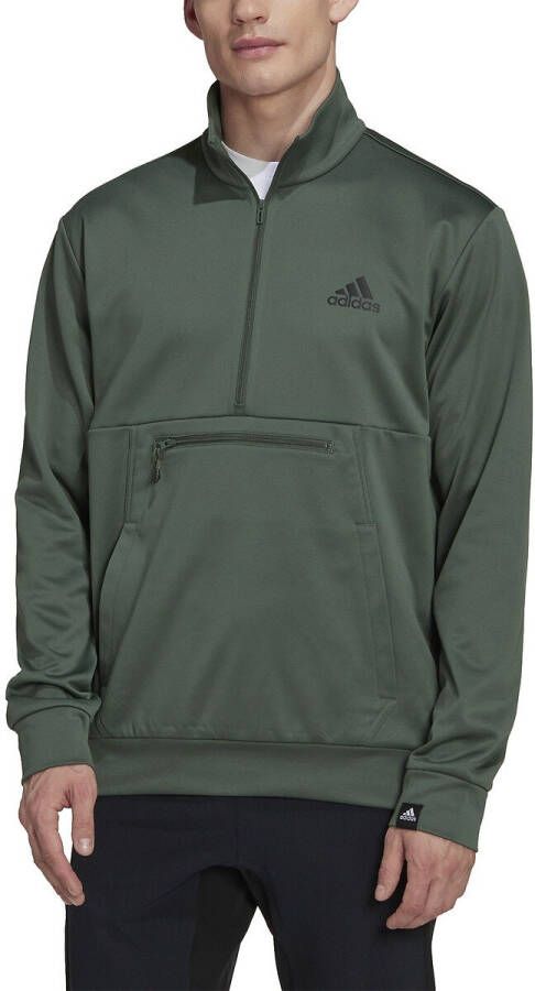 adidas performance Sport sweater met opstaande kraag 1/4 rits