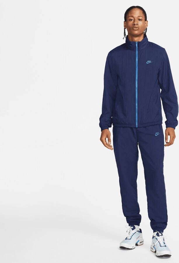 Nike Sportswear Sport Essentials Geweven trainingspak voor heren Midnight Navy/Dark Marina Blue Heren