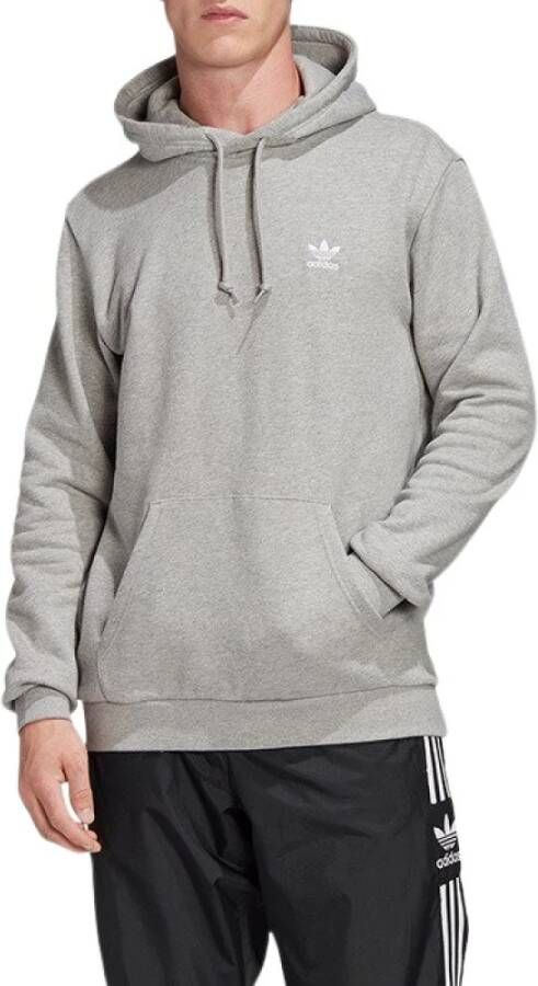 Adidas Trefoil Over The Head Heren Hoodies Grey 100% Katoen
