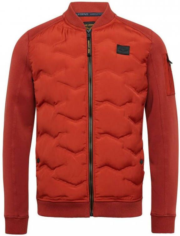PME Legend Rode Jack Zip Jacket Terry Mixed Padded Nylon