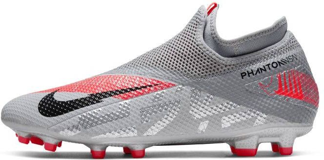 Nike Phantom Vision 2 Academy Dynamic Fit MG Voetbalschoen (meerdere ondergronden) Grijs