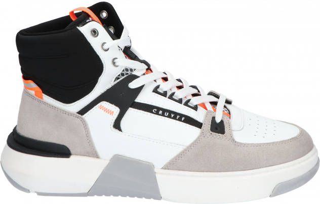 Cruyff Shatter Basket 158 White Grey Fluo Sneakers