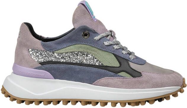 Floris van bommel Noppi 17.04 Purple G Wijdte Lage sneakers