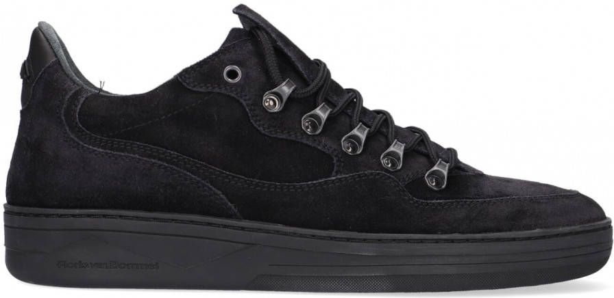 Floris Van Bommel Zwarte Lage Sneakers 16372