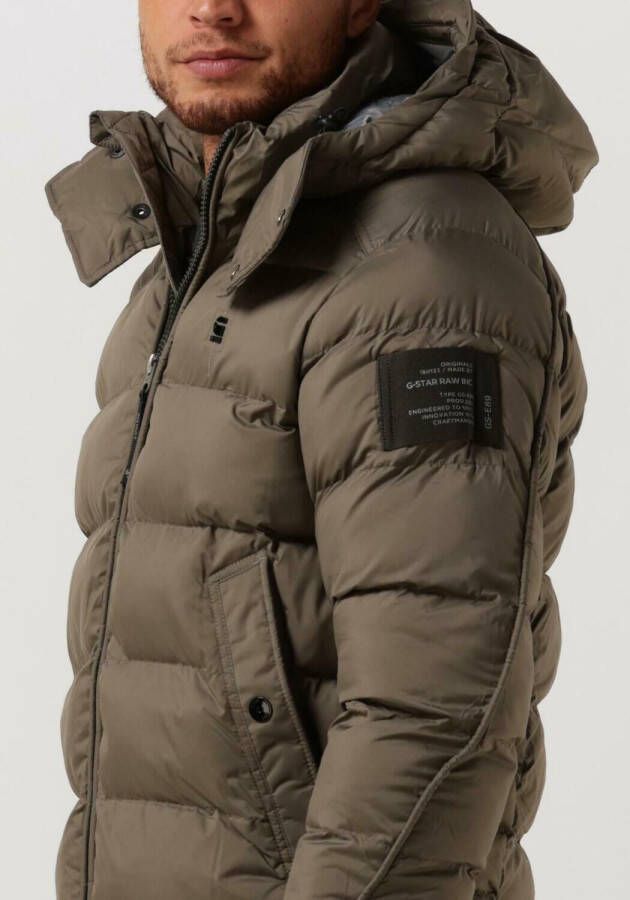 G-Star Bruine G Star Raw Gewatteerde Jas G Whistler Pdd Hdd Jkt