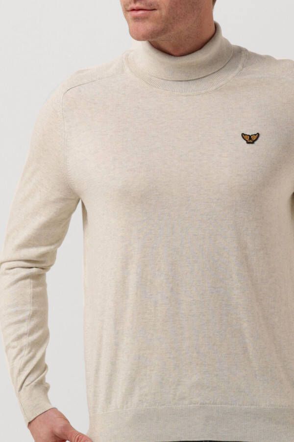 PME Legend Gebroken Wit Coltrui Turtleneck Cotton Elite Knit