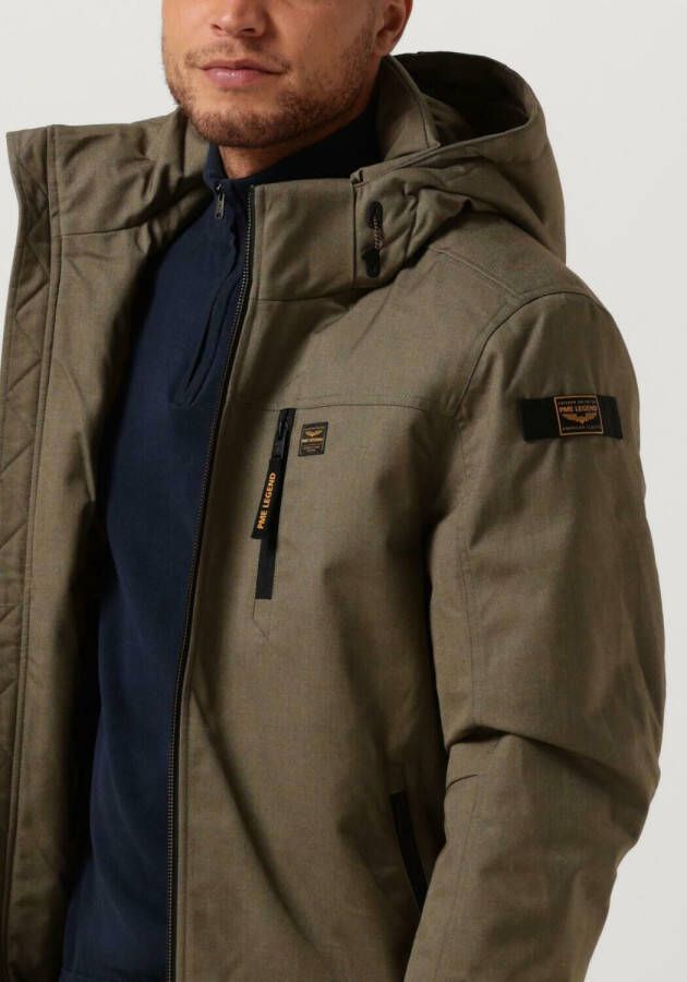PME Legend Groene Semi Long Jacket Strator Icon 2.0