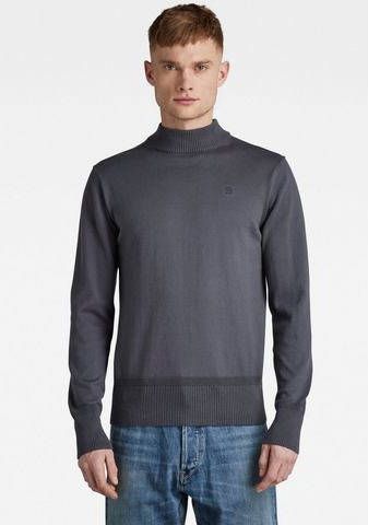 G-Star G Star RAW Trui met staande kraag G Star Pull Opstaande kraag