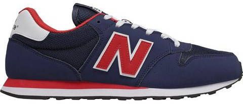 New Balance 500 sneakers donkerblauw/rood/wit