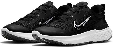 Nike React Miler 2 Shield Weerbestendige hardloopschoenen voor heren(straat) Black/Off Noir/Light Smoke Grey/Platinum Tint Heren