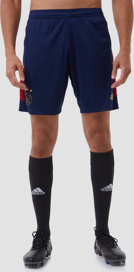 adidas Ajax Trainingsbroekje 2022 2023 Donkerblauw Donkerrood Goud