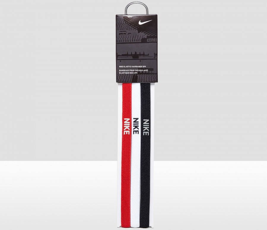 Nike elastic 3 pack haarband zwart heren