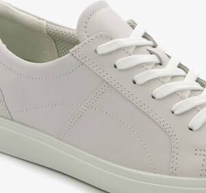 ECCO Soft Classic leren dames veterschoenen wit