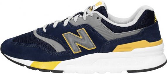 New Balance Cm997Hvg 997 Sneaker Donkerblauw/Geel