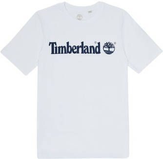 Timberland T shirt met korte mouwen, in bio katoen, 8 16 jaar