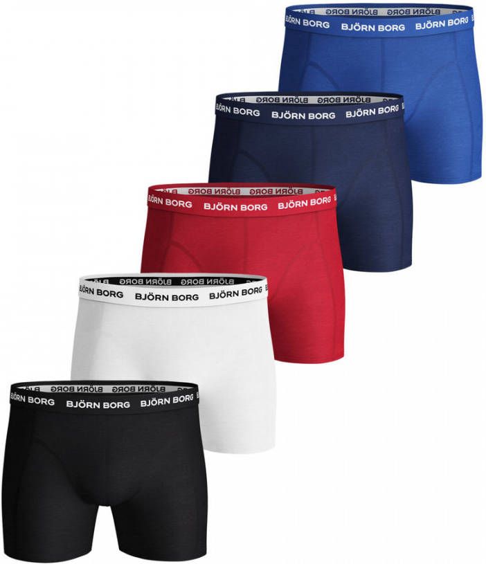 Bjorn Borg Bj&#xF6, rn Borg Basic Seasonal Solids Boxershorts(5 pack )