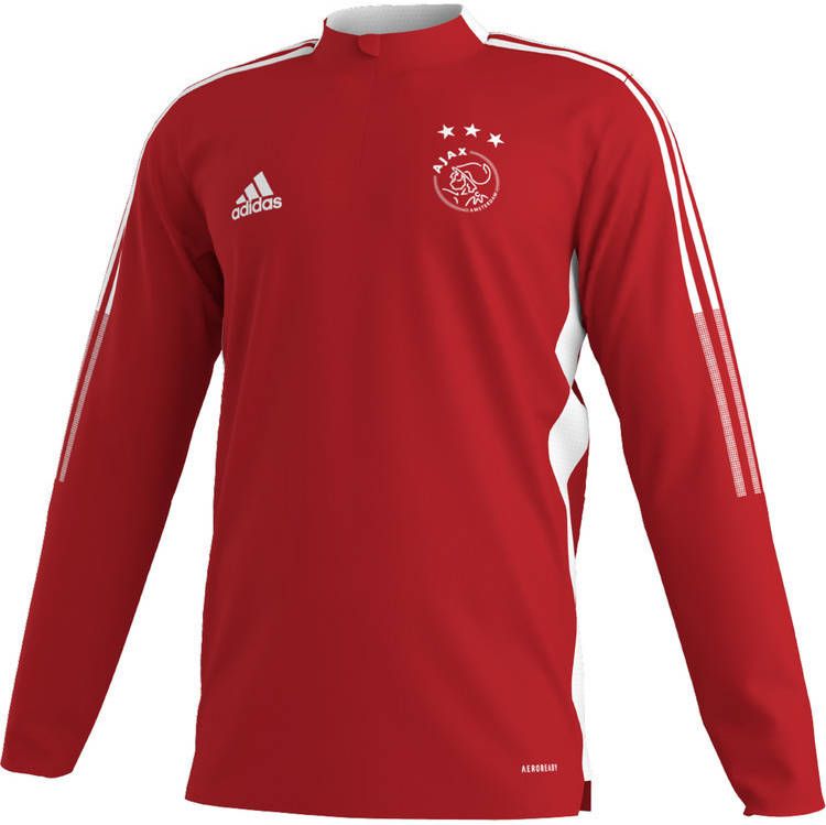 Adidas Ajax 2021/22 Training Top Heren Team Collegiate Red Heren