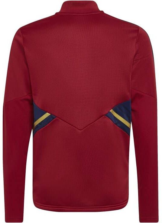 Adidas Kids adidas Ajax Trainingstrui 2022 2023 Kids Donkerrood Donkerblauw Goud