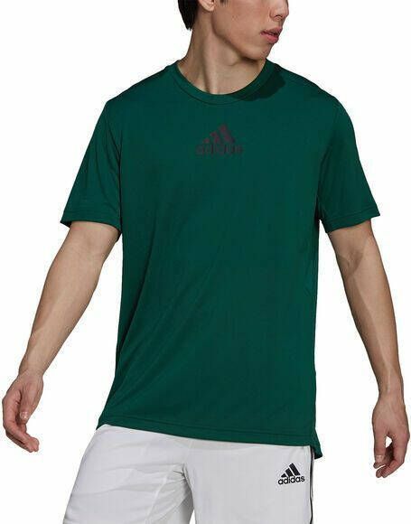Adidas Performance sport T shirt donkergroen/zwart