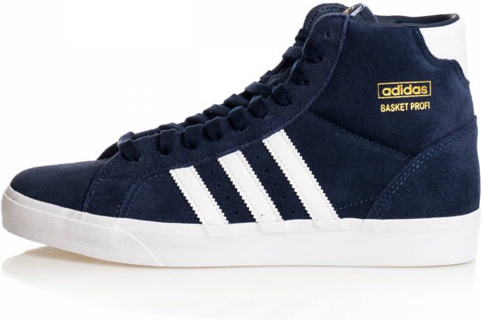 Adidas Originals Basket Profi Lo sneakers donkerblauw/wit/goud
