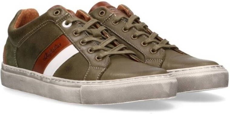 Australian Darryl EB3 Green Combi Sneaker Veterschoen