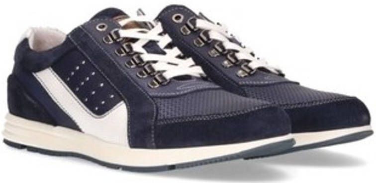 Australian Gregory Leather S04 Blue White Sneaker Veterschoen