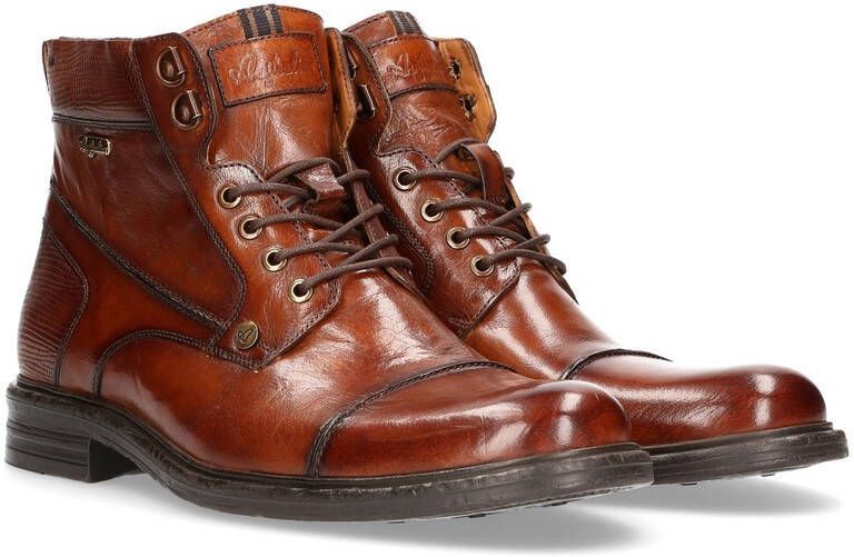 Australian cognac 15.1438.01 Moretti veterschoenen , Bruin, Heren