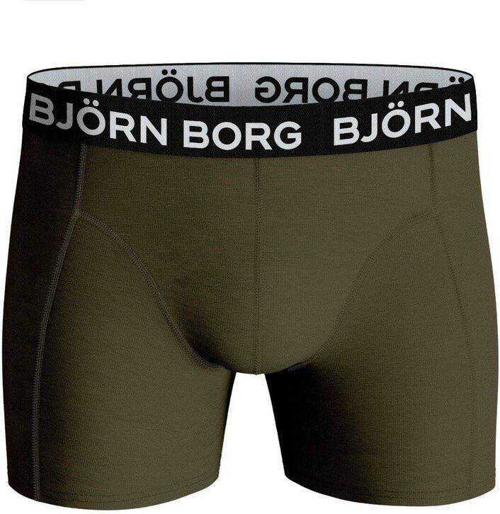 Bjö, rn Borg heren 3 pack boxershort donker, donkergroen