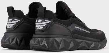 EA7 emporio armani schoen sneaker 22 silver zwart
