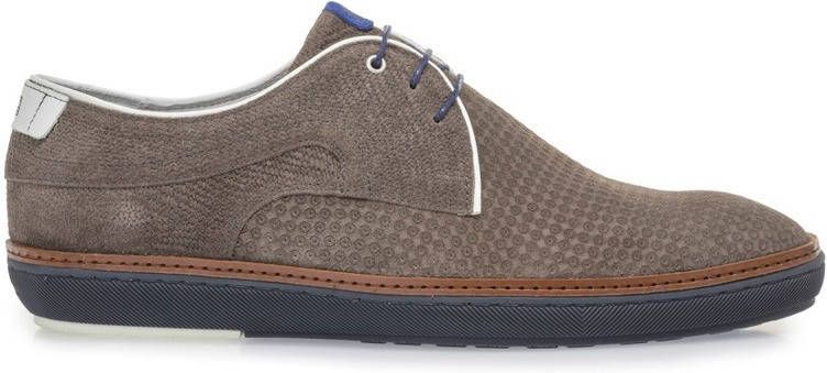 van Bommel Taupe Floris Veterschoenen