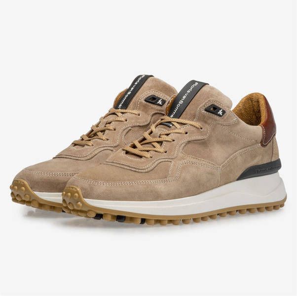Floris van Bommel Noppi sneaker van suède