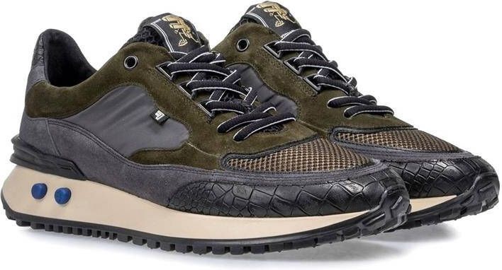 Floris van Bommel Vinti sneaker met suè, de details