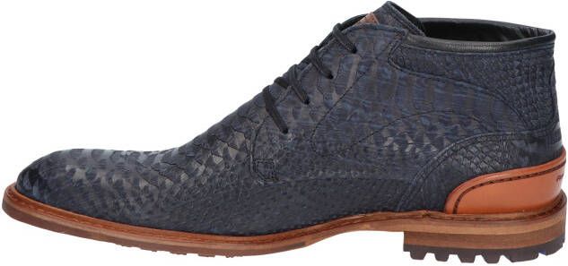 Floris van bommel Crepi 03.38 Dark Blue H Wijdte Veter boots