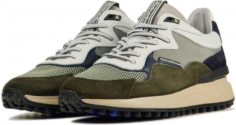 Floris van Bommel Heren leren heren sneakers sfm 10082 combi