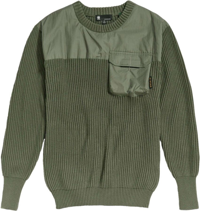 G-Star Army r Knit Hunter Green G star, Groen, Heren