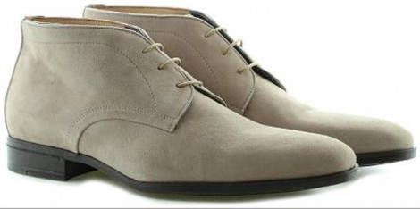 Giorgio 38205 Beige kleurige suede veterschoen(291 Taupe )