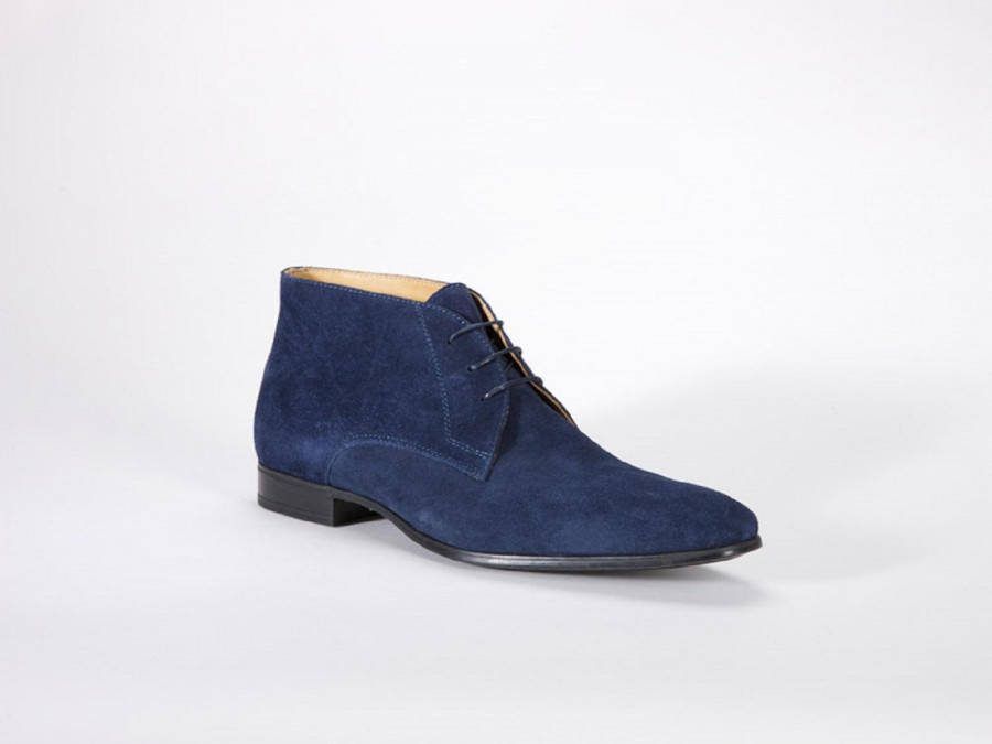 Giorgio 46999 Blauw suede veterschoen(192 Pacifico )