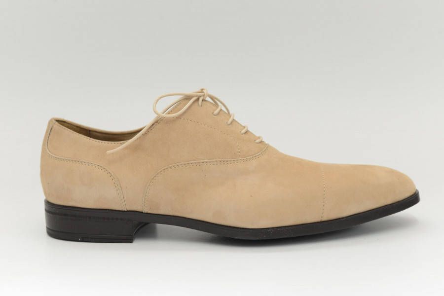 Giorgio 50216 Beige suede veterschoen(9005 Highland )
