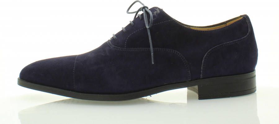 Giorgio 50216 Blauw suede veterschoen(591 Navy )