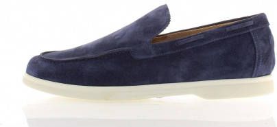 Giorgio 73102 Donker blauwe suede instapschoenen(341 Indaco )