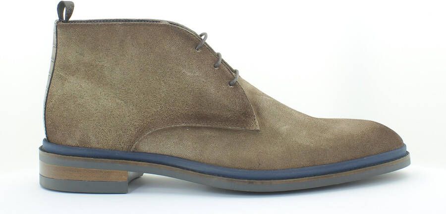 Giorgio 85804 suede veter schoen met rubber zool