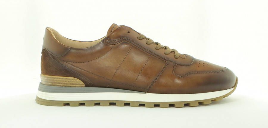 Giorgio 87519 Bruin kleurige leren veterschoen(13 Tabacco )